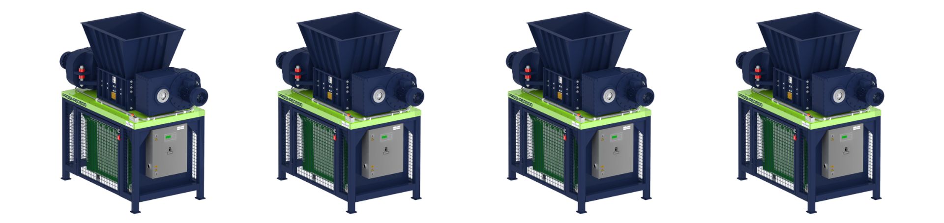 Trituradores con 2 ejes